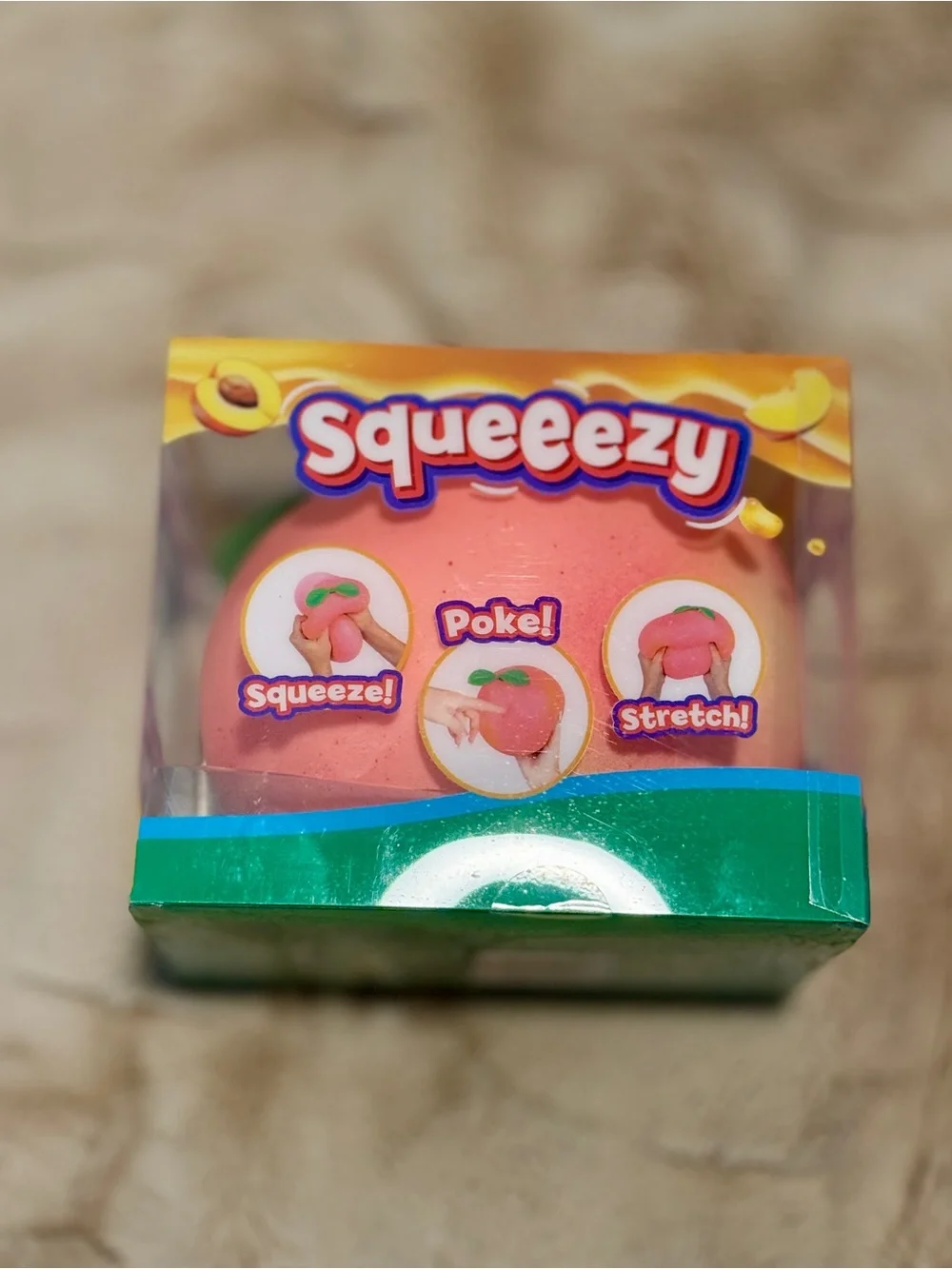 Pink Peach Stress Ball -